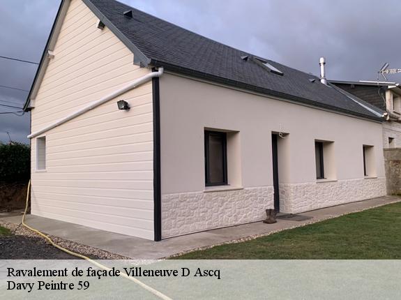 Ravalement de façade  villeneuve-d-ascq-59491 Davy Peintre 59