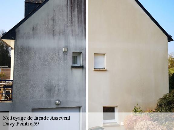 Nettoyage de façade  assevent-59600 Davy Peintre 59