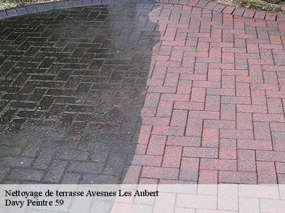 Nettoyage de terrasse  avesnes-les-aubert-59129 Davy Peintre 59