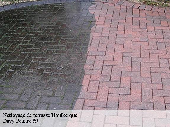 Nettoyage de terrasse  houtkerque-59470 Davy Peintre 59