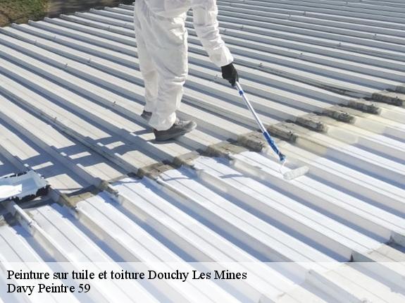 Peinture sur tuile et toiture  douchy-les-mines-59282 Davy Peintre 59