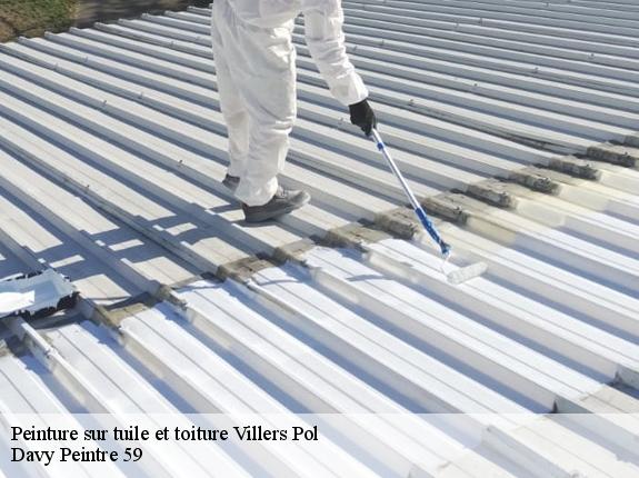 Peinture sur tuile et toiture  villers-pol-59530 Davy Peintre 59